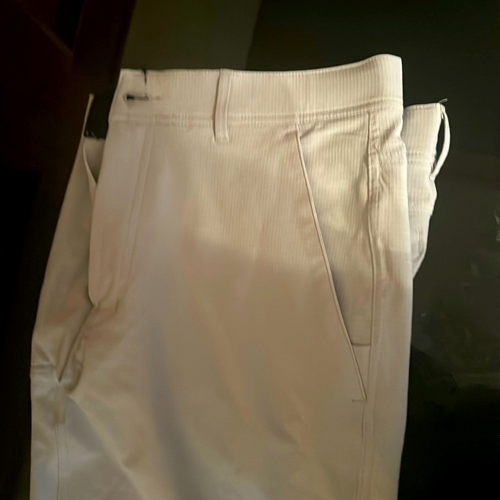There silver short jeans they are comfy